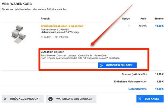 Creativ-Discount.de Redeem voucher