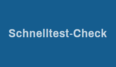 Schnelltest-Check